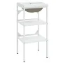 Estructura de baño con lavabo incorporado hierro blanco de , Tocadores de baño - Ref: Foro24-3101373, Precio: 139,30 €, Descu...