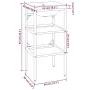 Estructura de baño con lavabo incorporado hierro blanco de , Tocadores de baño - Ref: Foro24-3101373, Precio: 139,30 €, Descu...