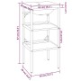 Estructura de baño con lavabo incorporado hierro blanco von , Badezimmerwaschtische - Ref: Foro24-3101373, Preis: 141,50 €, R...