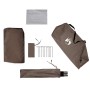 Tienda de ducha impermeable marrón by , tents - Ref: Foro24-4009477, Price: 85,62 €, Discount: %