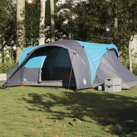Tienda de campaña familiar iglú 6 personas impermeable azul by , tents - Ref: Foro24-4009468, Price: 169,52 €, Discount: %
