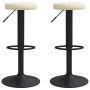 Taburetes de cocina 2 unidades terciopelo color crema by , Kitchen stools - Ref: Foro24-333142, Price: 89,32 €, Discount: %