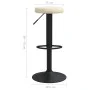 Taburetes de cocina 2 unidades terciopelo color crema von , Küchenhocker - Ref: Foro24-333142, Preis: 76,23 €, Rabatt: %