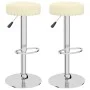 Taburetes de cocina 2 unidades tela crema von , Küchenhocker - Ref: Foro24-332973, Preis: 104,64 €, Rabatt: %