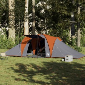 Tienda familiar con cúpula impermeable 6 personas gris naranja von , Zelte - Ref: Foro24-4009433, Preis: 234,01 €, Rabatt: %