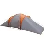 Tienda familiar con cúpula impermeable 6 personas gris naranja by , tents - Ref: Foro24-4009433, Price: 242,47 €, Discount: %