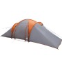 Tienda familiar con cúpula impermeable 6 personas gris naranja by , tents - Ref: Foro24-4009433, Price: 234,01 €, Discount: %