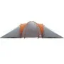 Tienda familiar con cúpula impermeable 6 personas gris naranja by , tents - Ref: Foro24-4009433, Price: 242,47 €, Discount: %