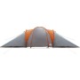 Tienda familiar con cúpula impermeable 6 personas gris naranja by , tents - Ref: Foro24-4009433, Price: 234,01 €, Discount: %