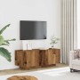 Mueble de TV madera de ingeniería envejecida 100x35x40 cm by , TV Furniture - Ref: Foro24-856353, Price: 91,17 €, Discount: %