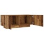 Mueble de TV madera de ingeniería envejecida 100x35x40 cm by , TV Furniture - Ref: Foro24-856353, Price: 91,17 €, Discount: %