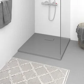 SMC gray shower tray 80x80 cm by vidaXL, Shower trays - Ref: Foro24-148930, Price: 157,98 €, Discount: %