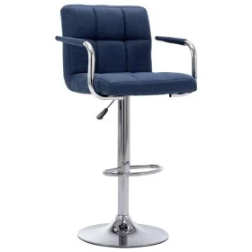 Taburete de barra de cocina de tela azul by , Kitchen stools - Ref: Foro24-283413, Price: 83,26 €, Discount: %