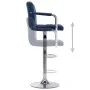 Taburete de barra de cocina de tela azul von , Küchenhocker - Ref: Foro24-283413, Preis: 83,22 €, Rabatt: %