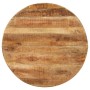 Mesa de comedor madera de mango rugosa redonda 100x100x75 cm von , Küchen- und Esstische - Ref: Foro24-321681, Preis: 264,81 ...