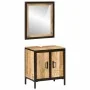 Conjunto de muebles de baño 2 pzas madera maciza mango y hierro von , Badezimmermöbel - Ref: Foro24-3217114, Preis: 197,59 €,...