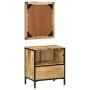 Conjunto de muebles de baño 2 pzas madera maciza mango y hierro von , Badezimmermöbel - Ref: Foro24-3217114, Preis: 197,59 €,...