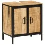 Conjunto de muebles de baño 2 pzas madera maciza mango y hierro von , Badezimmermöbel - Ref: Foro24-3217114, Preis: 197,59 €,...