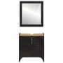 Conjunto de muebles de baño 2 pzas madera maciza mango y hierro by , Bathroom furniture - Ref: Foro24-3217109, Price: 215,53 ...