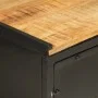 Conjunto de muebles de baño 2 pzas madera maciza mango y hierro by , Bathroom furniture - Ref: Foro24-3217109, Price: 215,53 ...