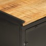 Conjunto de muebles de baño 2 pzas madera maciza mango y hierro de , Muebles de baño - Ref: Foro24-3217109, Precio: 219,19 €,...