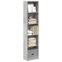 Estantería de madera de ingeniería gris hormigón 40x24x176 cm by , Bookcases and shelves - Ref: Foro24-857795, Price: 48,65 €...