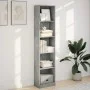 Estantería de madera de ingeniería gris hormigón 40x24x176 cm de , Librerías y estanterías - Ref: Foro24-857795, Precio: 48,7...