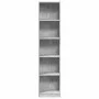 Estantería de madera de ingeniería gris hormigón 40x24x176 cm de , Librerías y estanterías - Ref: Foro24-857795, Precio: 48,7...