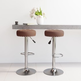 Taburetes de cocina 2 unidades tela marrón von , Küchenhocker - Ref: Foro24-332974, Preis: 108,77 €, Rabatt: %