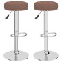 Taburetes de cocina 2 unidades tela marrón von , Küchenhocker - Ref: Foro24-332974, Preis: 108,77 €, Rabatt: %