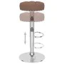 Taburetes de cocina 2 unidades tela marrón by , Kitchen stools - Ref: Foro24-332974, Price: 106,77 €, Discount: %