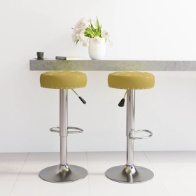 Taburetes de cocina 2 unidades de tela verde by , Kitchen stools - Ref: Foro24-332976, Price: 88,74 €, Discount: %