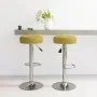 Taburetes de cocina 2 unidades de tela verde by , Kitchen stools - Ref: Foro24-332976, Price: 87,41 €, Discount: %