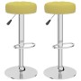 Taburetes de cocina 2 unidades de tela verde de , Taburetes de cocina - Ref: Foro24-332976, Precio: 88,66 €, Descuento: %