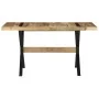 Mesa de comedor madera de mango rugosa 140x70x76 cm by , Kitchen and dining tables - Ref: Foro24-321606, Price: 227,36 €, Dis...