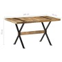 Mesa de comedor madera de mango rugosa 140x70x76 cm von , Küchen- und Esstische - Ref: Foro24-321606, Preis: 231,11 €, Rabatt: %