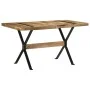 Mesa de comedor madera de mango rugosa 140x70x76 cm by , Kitchen and dining tables - Ref: Foro24-321606, Price: 227,36 €, Dis...