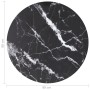 Tablero de mesa diseño mármol vidrio templado negro Ø80x1 cm by , Table tops - Ref: Foro24-322266, Price: 68,12 €, Discount: %