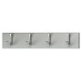 V-Part Perchero con 4 ganchos plateado by , Hat and coat racks - Ref: Foro24-445314, Price: 37,09 €, Discount: %