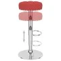 Taburetes de cocina 2 unidades tela rojo tinto de , Taburetes de cocina - Ref: Foro24-332979, Precio: 97,20 €, Descuento: %