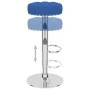 Taburetes de cocina 2 unidades tela azul de , Taburetes de cocina - Ref: Foro24-332975, Precio: 106,77 €, Descuento: %