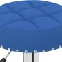 Taburetes de cocina 2 unidades tela azul de , Taburetes de cocina - Ref: Foro24-332975, Precio: 106,77 €, Descuento: %