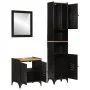 Conjunto de muebles de baño 3 pzas madera maciza mango y hierro von , Badezimmermöbel - Ref: Foro24-3217110, Preis: 416,42 €,...