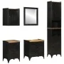 Conjunto de muebles de baño 5 pzas madera maciza mango y hierro von , Badezimmermöbel - Ref: Foro24-3217112, Preis: 615,62 €,...