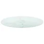 Tablero de mesa diseño mármol vidrio templado blanco Ø80x1 cm by , Table tops - Ref: Foro24-322250, Price: 65,88 €, Discount: %