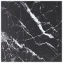 Tablero mesa diseño mármol vidrio templado negro 70x70 cm 6 mm de , Tableros para mesas - Ref: Foro24-322272, Precio: 46,55 €...