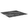 Tablero mesa diseño mármol vidrio templado negro 70x70 cm 6 mm by , Table tops - Ref: Foro24-322272, Price: 59,21 €, Discount: %