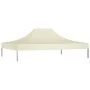 Cream celebration tent roof 4x3 m 270 g/m² by vidaXL, Covers for tents and gazebos - Ref: Foro24-315349, Price: 32,28 €, Disc...