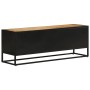 TV-Möbel unbehandeltes Mangoholz und Eisen 110x30x40 cm von , TV-Möbel - Ref: Foro24-353887, Preis: 201,40 €, Rabatt: %