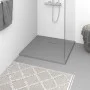 SMC gray shower tray 90x90 cm by vidaXL, Shower trays - Ref: Foro24-148933, Price: 167,34 €, Discount: %